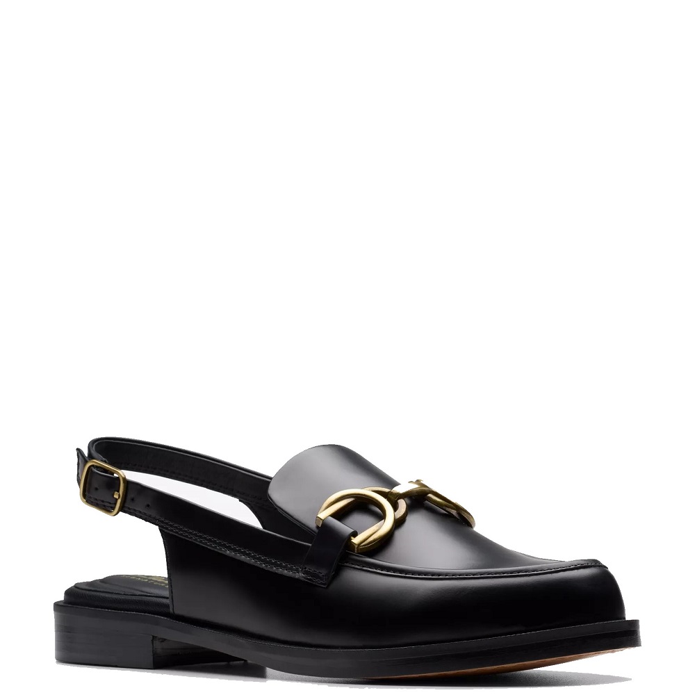 CLARKS</br>Clarks STRAVEN SLING Γυναικεία Slingback Μαύρο Δέρμα CLARKS</br>Clarks STRAVEN SLING Γυναικεία Slingback Μαύρο Δέρμα