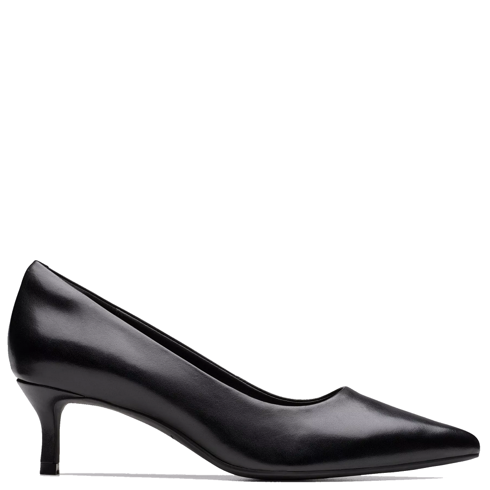 CLARKS</br>Clarks ZAREY COURT Γυναικείες Γόβες Μαύρο Δέρμα CLARKS</br>Clarks ZAREY COURT Γυναικείες Γόβες Μαύρο Δέρμα