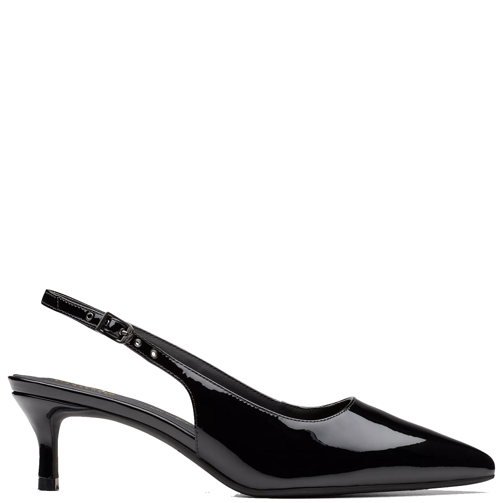 CLARKS</br>Clarks ZAREY SLING Γυναικεία Slingback Μαύρο Δέρμα Λουστρίνι CLARKS</br>Clarks ZAREY SLING Γυναικεία Slingback Μαύρο Δέρμα Λουστρίνι