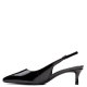 CLARKS</br>Clarks ZAREY SLING Γυναικεία Slingback Μαύρο Δέρμα Λουστρίνι CLARKS</br>Clarks ZAREY SLING Γυναικεία Slingback Μαύρο Δέρμα Λουστρίνι