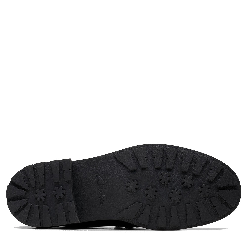 CLARKS</br>Clarks ORINOCO3 EDGE Γυναικεία Loafers Μαύρο Δέρμα Λουστρίνι CLARKS</br>Clarks ORINOCO3 EDGE Γυναικεία Loafers Μαύρο Δέρμα Λουστρίνι