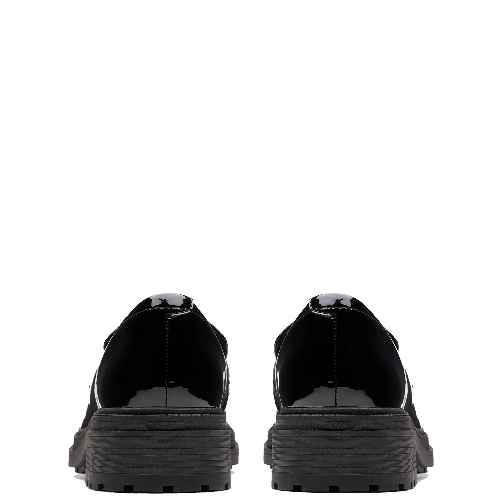 CLARKS</br>Clarks ORINOCO3 EDGE Γυναικεία Loafers Μαύρο Δέρμα Λουστρίνι CLARKS</br>Clarks ORINOCO3 EDGE Γυναικεία Loafers Μαύρο Δέρμα Λουστρίνι