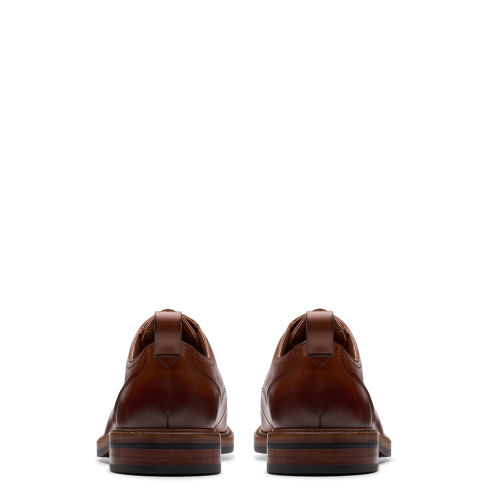 CLARKS</br>Clarks ALDWIN LACE Ανδρικά Δετά Παπούτσια Ταμπά Δέρμα CLARKS</br>Clarks ALDWIN LACE Ανδρικά Δετά Παπούτσια Ταμπά Δέρμα
