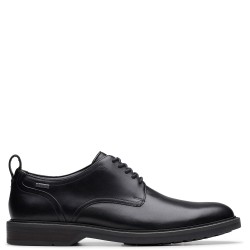 CLARKS</br>Clarks ALDWIN LACE GTX Ανδρικά Δετά Παπούτσια Μαύρο Δέρμα Gore-Tex®