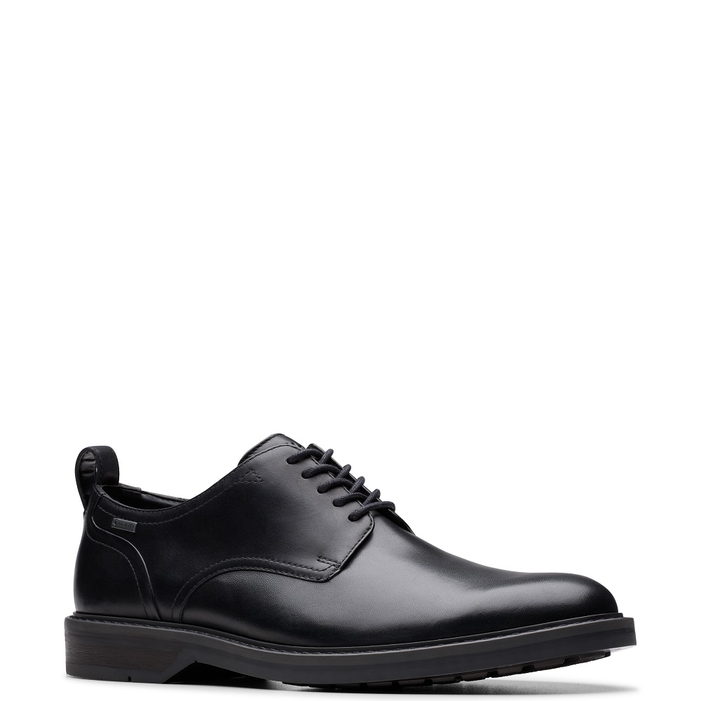 CLARKS</br>Clarks ALDWIN LACE GTX Ανδρικά Δετά Παπούτσια Μαύρο Δέρμα Gore-Tex® CLARKS</br>Clarks ALDWIN LACE GTX Ανδρικά Δετά Παπούτσια Μαύρο Δέρμα Gore-Tex®