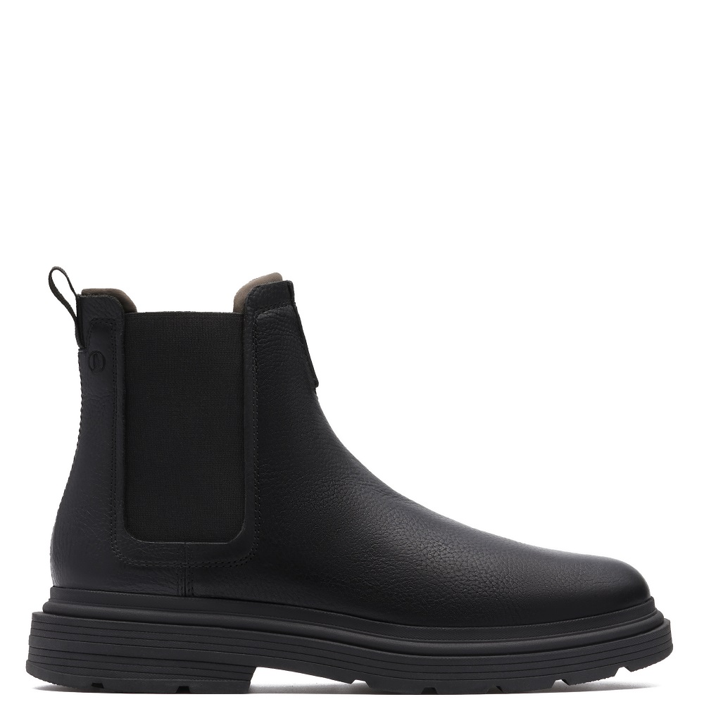 CLARKS</br>Clarks BADBURY EASY Ανδρικά Μποτάκια Chelsea Μαύρο Δέρμα CLARKS</br>Clarks BADBURY EASY Ανδρικά Μποτάκια Chelsea Μαύρο Δέρμα