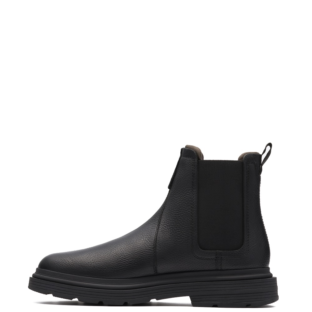 CLARKS</br>Clarks BADBURY EASY Ανδρικά Μποτάκια Chelsea Μαύρο Δέρμα CLARKS</br>Clarks BADBURY EASY Ανδρικά Μποτάκια Chelsea Μαύρο Δέρμα