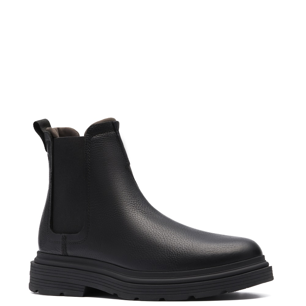 CLARKS</br>Clarks BADBURY EASY Ανδρικά Μποτάκια Chelsea Μαύρο Δέρμα CLARKS</br>Clarks BADBURY EASY Ανδρικά Μποτάκια Chelsea Μαύρο Δέρμα