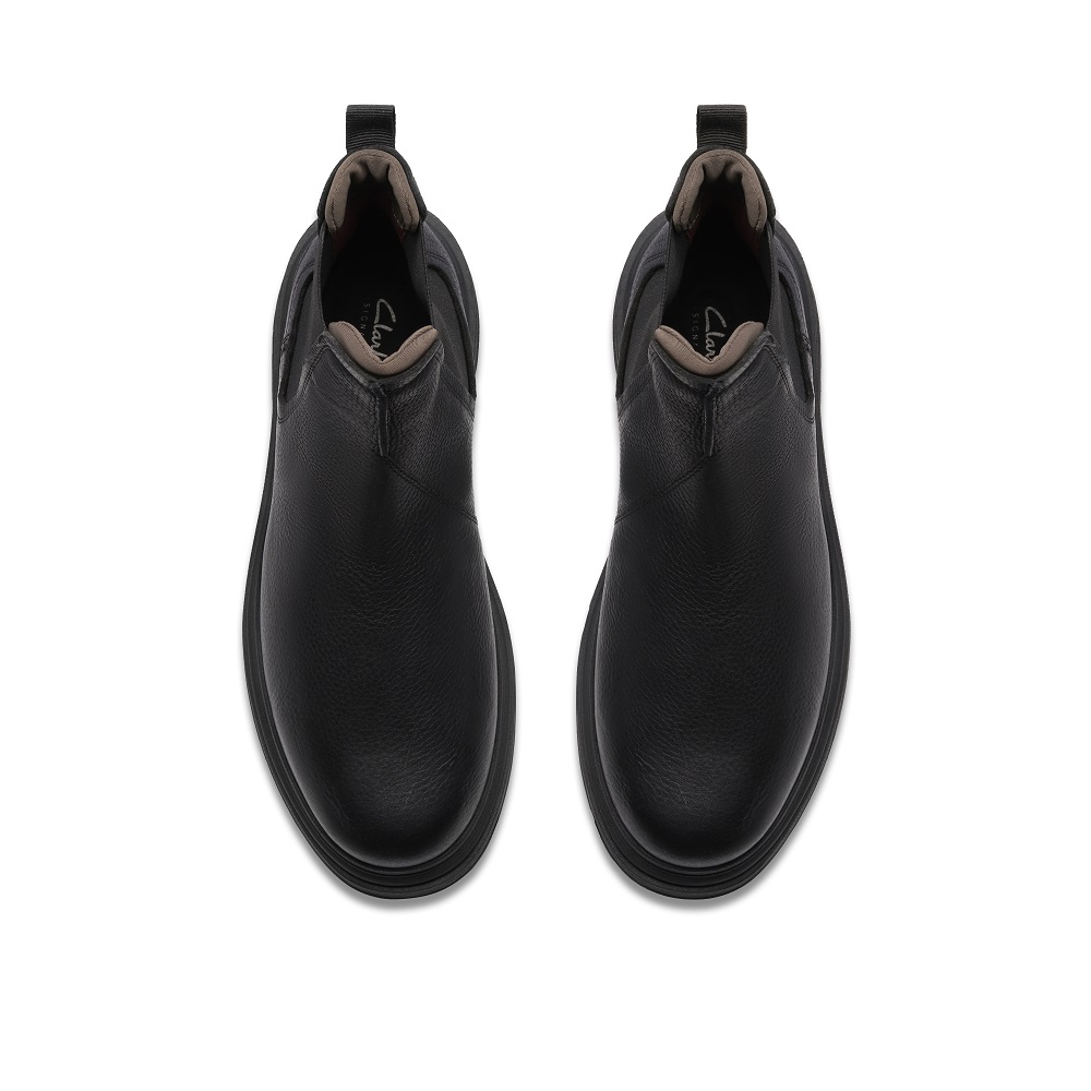 CLARKS</br>Clarks BADBURY EASY Ανδρικά Μποτάκια Chelsea Μαύρο Δέρμα CLARKS</br>Clarks BADBURY EASY Ανδρικά Μποτάκια Chelsea Μαύρο Δέρμα