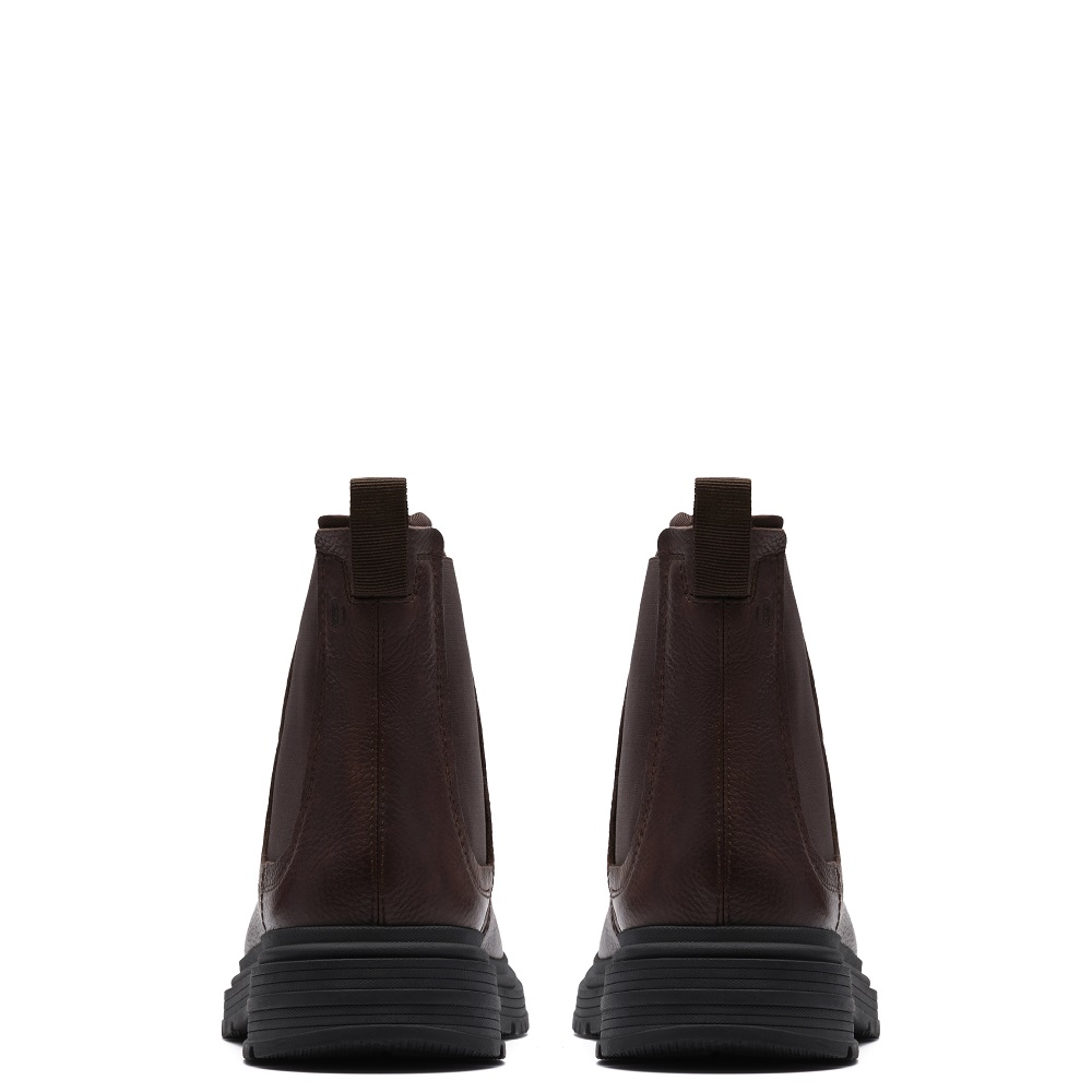CLARKS</br>Clarks BADBURY EASY Ανδρικά Μποτάκια Chelsea Καφέ Δέρμα CLARKS</br>Clarks BADBURY EASY Ανδρικά Μποτάκια Chelsea Καφέ Δέρμα