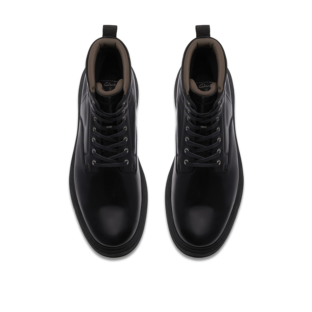 CLARKS</br>Clarks BADBURY HI WP Ανδρικά Μποτάκια Αδιάβροχα Μαύρο Δέρμα CLARKS</br>Clarks BADBURY HI WP Ανδρικά Μποτάκια Αδιάβροχα Μαύρο Δέρμα