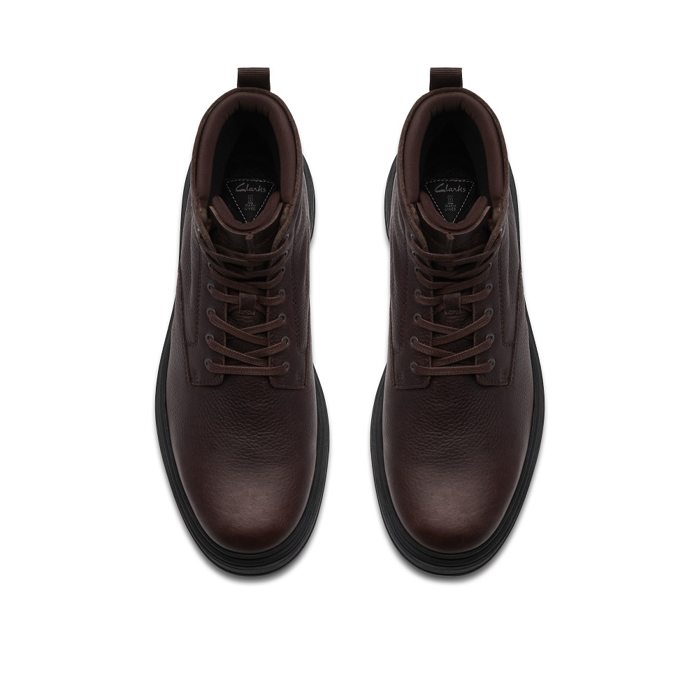CLARKS</br>Clarks BADBURY HI WP Ανδρικά Μποτάκια Αδιάβροχα Καφέ Δέρμα CLARKS</br>Clarks BADBURY HI WP Ανδρικά Μποτάκια Αδιάβροχα Καφέ Δέρμα