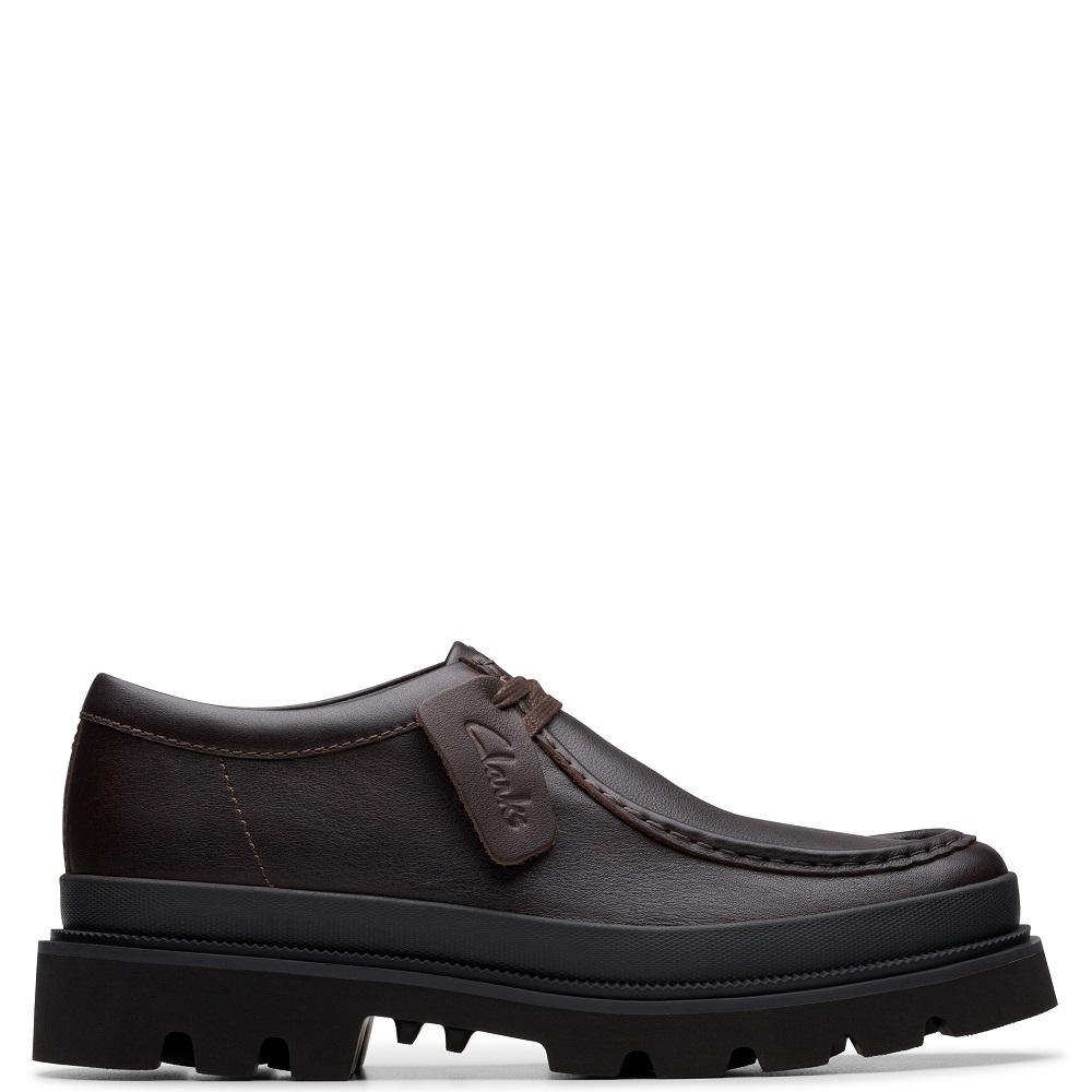 CLARKS</br>Clarks BADELL SEAM Ανδρικά Δετά Παπούτσια Καφέ Δέρμα CLARKS</br>Clarks BADELL SEAM Ανδρικά Δετά Παπούτσια Καφέ Δέρμα