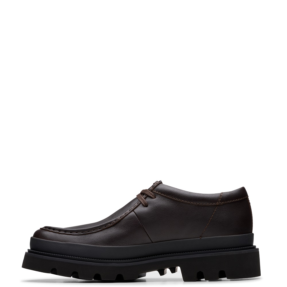 CLARKS</br>Clarks BADELL SEAM Ανδρικά Δετά Παπούτσια Καφέ Δέρμα CLARKS</br>Clarks BADELL SEAM Ανδρικά Δετά Παπούτσια Καφέ Δέρμα