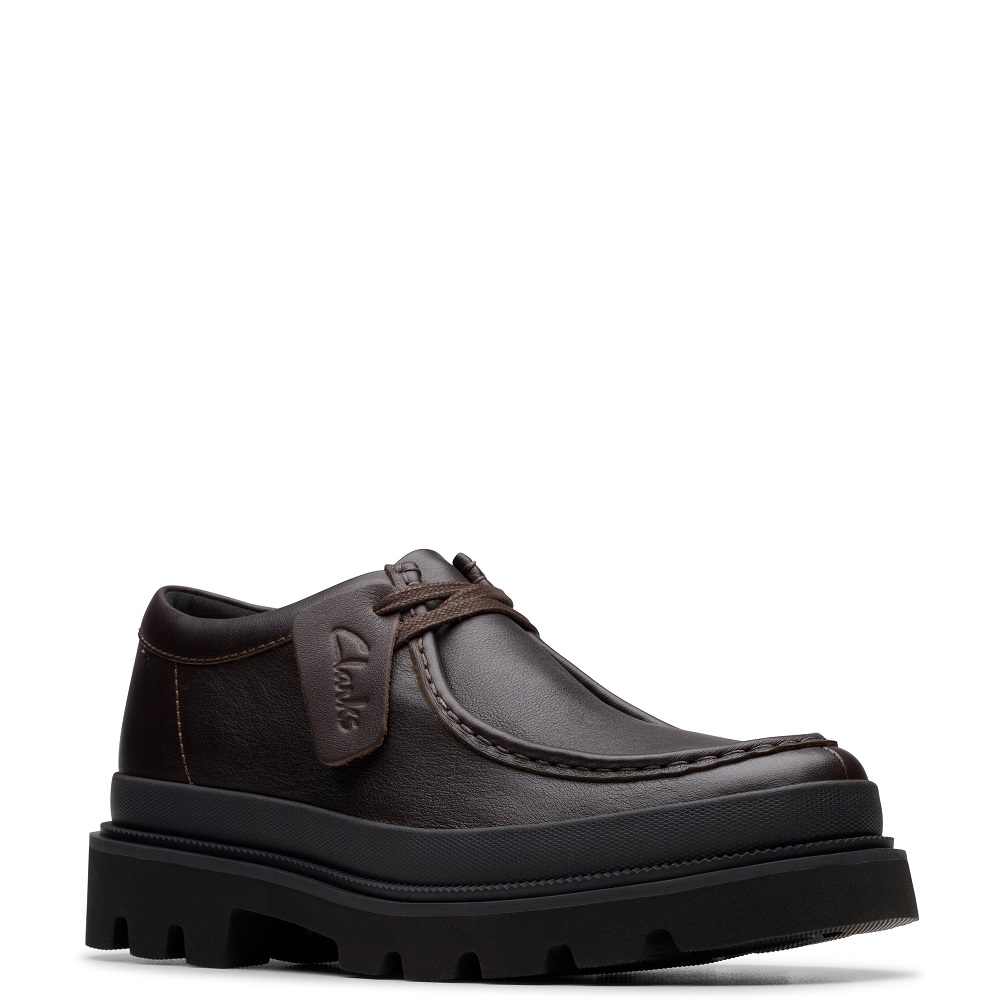 CLARKS</br>Clarks BADELL SEAM Ανδρικά Δετά Παπούτσια Καφέ Δέρμα CLARKS</br>Clarks BADELL SEAM Ανδρικά Δετά Παπούτσια Καφέ Δέρμα