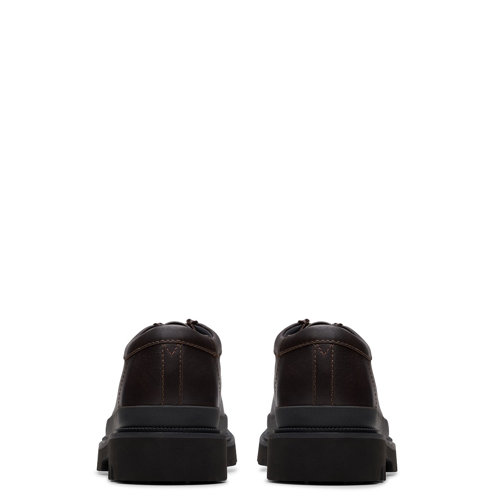 CLARKS</br>Clarks BADELL SEAM Ανδρικά Δετά Παπούτσια Καφέ Δέρμα CLARKS</br>Clarks BADELL SEAM Ανδρικά Δετά Παπούτσια Καφέ Δέρμα