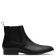 CLARKS</br>Clarks PAULTON EASY Ανδρικά Μποτάκια Chelsea Μαύρο Δέρμα CLARKS</br>Clarks PAULTON EASY Ανδρικά Μποτάκια Chelsea Μαύρο Δέρμα