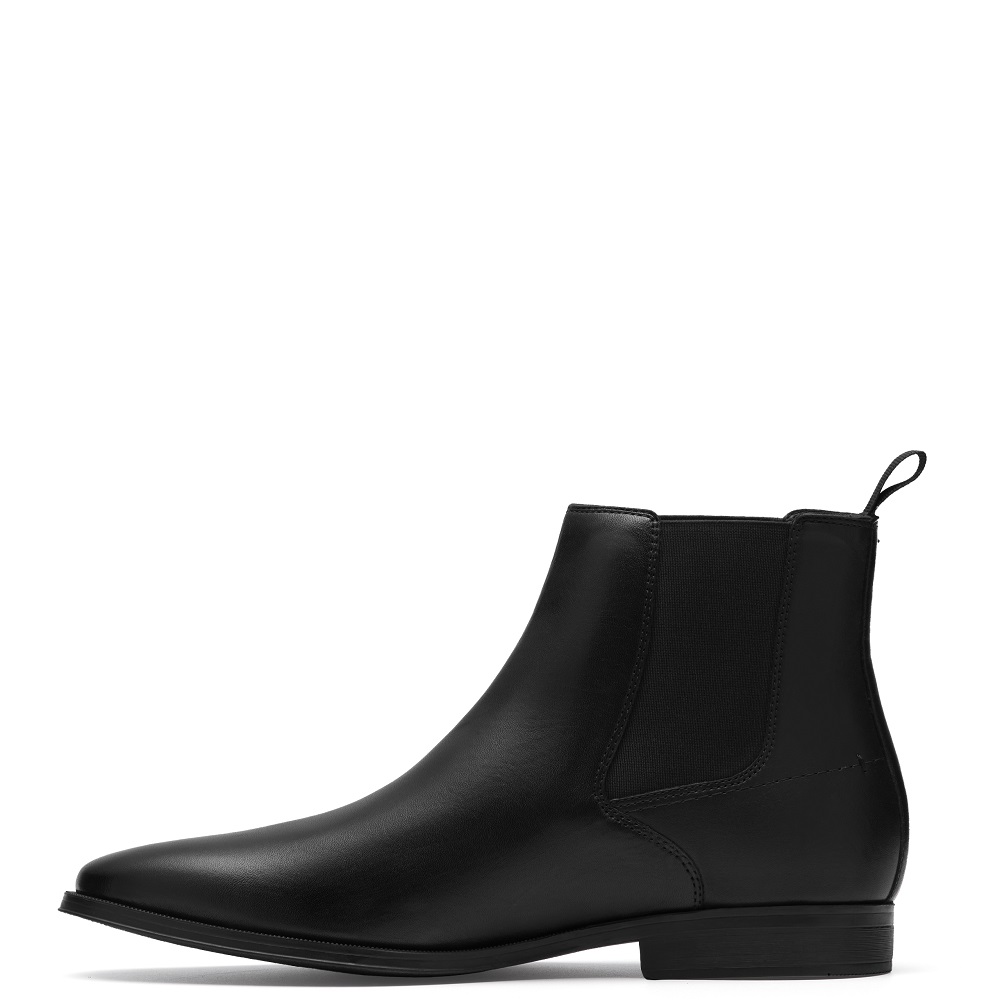 CLARKS</br>Clarks PAULTON EASY Ανδρικά Μποτάκια Chelsea Μαύρο Δέρμα CLARKS</br>Clarks PAULTON EASY Ανδρικά Μποτάκια Chelsea Μαύρο Δέρμα