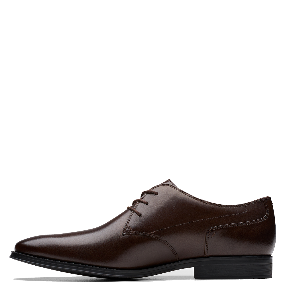 CLARKS</br>Clarks PAULTON LACE Ανδρικά Δετά Παπούτσια Καφέ Δέρμα CLARKS</br>Clarks PAULTON LACE Ανδρικά Δετά Παπούτσια Καφέ Δέρμα