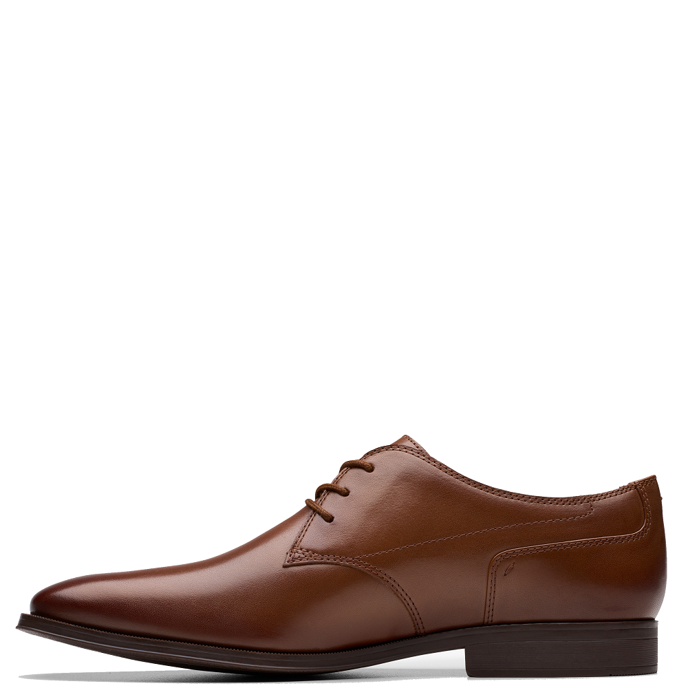CLARKS</br>Clarks PAULTON LACE Ανδρικά Δετά Παπούτσια Ταμπά Δέρμα CLARKS</br>Clarks PAULTON LACE Ανδρικά Δετά Παπούτσια Ταμπά Δέρμα