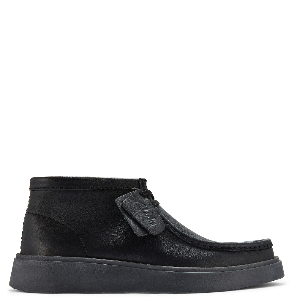 CLARKS</br>Clarks TORVIEW HI Ανδρικά Μποτάκια Μαύρο Δέρμα CLARKS</br>Clarks TORVIEW HI Ανδρικά Μποτάκια Μαύρο Δέρμα