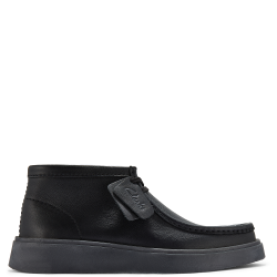 CLARKS</br>Clarks TORVIEW HI Ανδρικά Μποτάκια Μαύρο Δέρμα