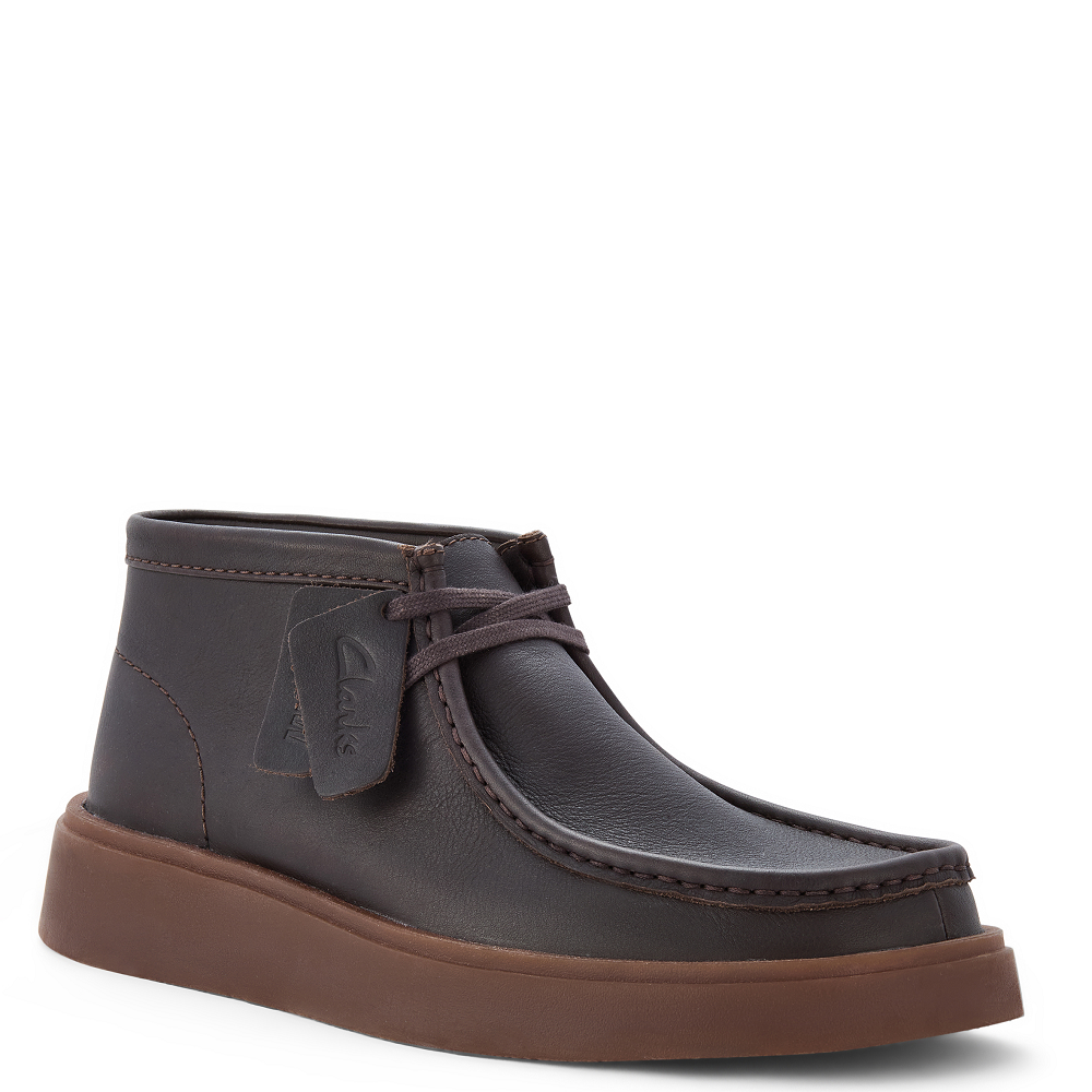 CLARKS</br>Clarks TORVIEW HI Ανδρικά Μποτάκια Καφέ Δέρμα CLARKS</br>Clarks TORVIEW HI Ανδρικά Μποτάκια Καφέ Δέρμα
