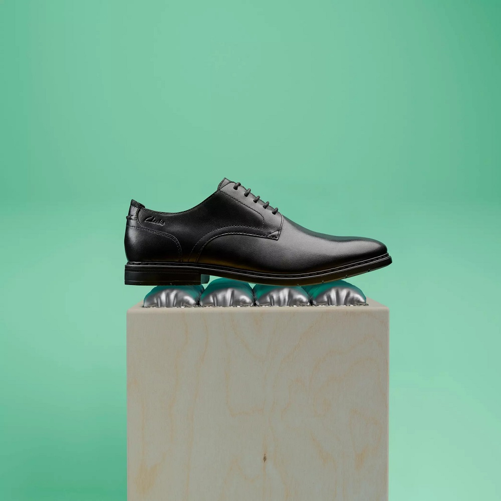 CLARKS</br>Clarks BANBURY DERBY Ανδρικά Δετά Παπούτσια Μαύρο Δέρμα CLARKS</br>Clarks BANBURY DERBY Ανδρικά Δετά Παπούτσια Μαύρο Δέρμα