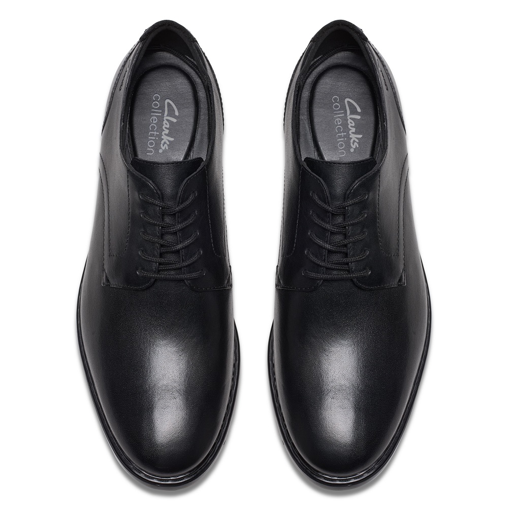 CLARKS</br>Clarks BANBURY DERBY Ανδρικά Δετά Παπούτσια Μαύρο Δέρμα CLARKS</br>Clarks BANBURY DERBY Ανδρικά Δετά Παπούτσια Μαύρο Δέρμα