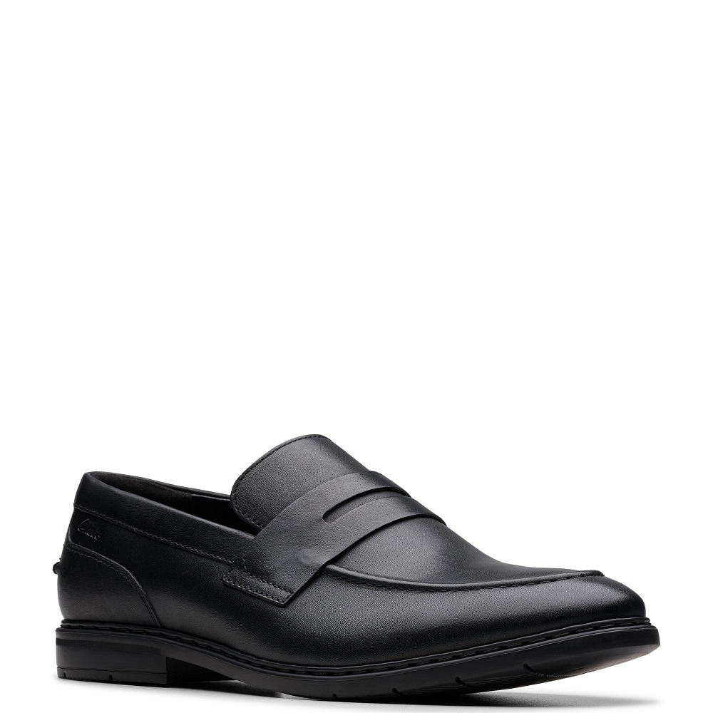 CLARKS</br>Clarks BANBURY LO Ανδρικά Μοκασίνια Μαύρο Δέρμα CLARKS</br>Clarks BANBURY LO Ανδρικά Μοκασίνια Μαύρο Δέρμα