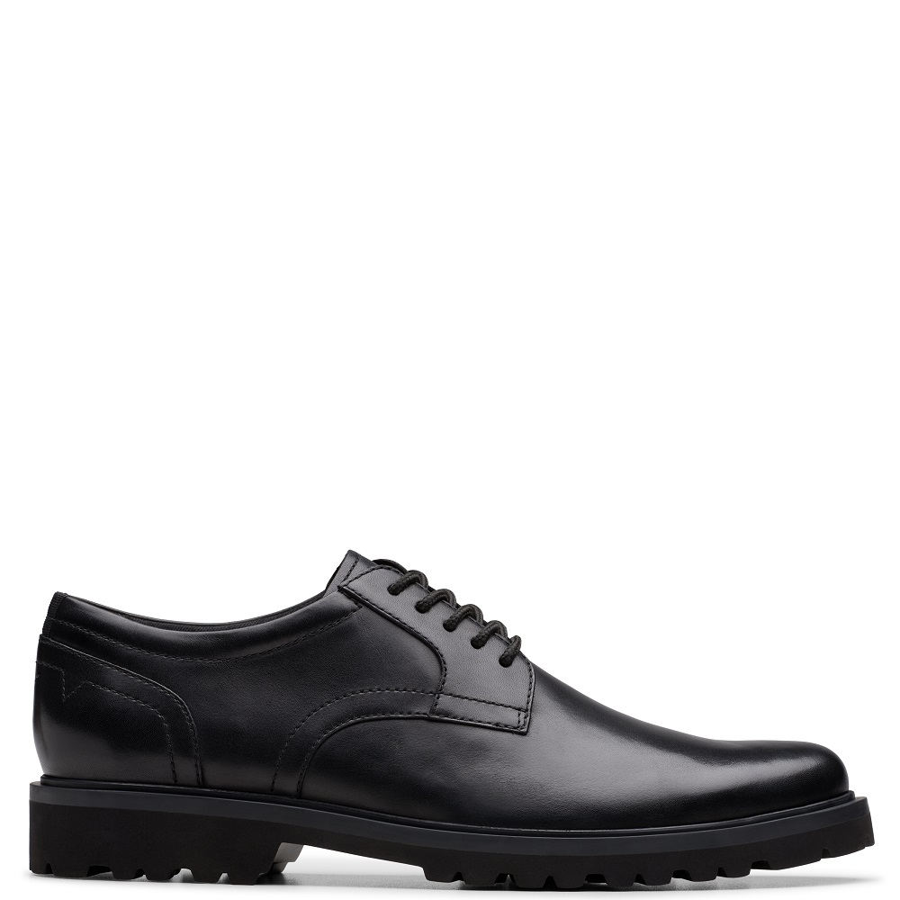 CLARKS</br>Clarks BERWICK LACE Ανδρικά Δετά Παπούτσια Μαύρο Δέρμα CLARKS</br>Clarks BERWICK LACE Ανδρικά Δετά Παπούτσια Μαύρο Δέρμα