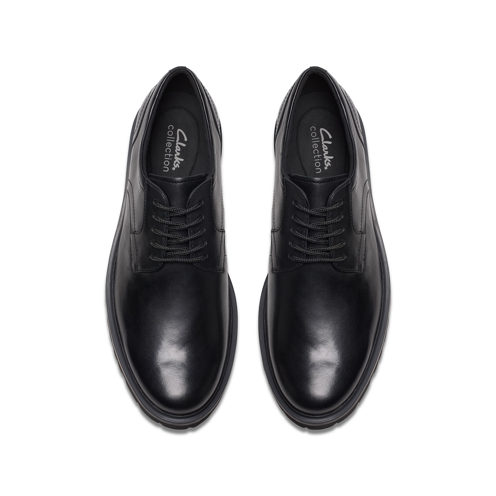 CLARKS</br>Clarks BERWICK LACE Ανδρικά Δετά Παπούτσια Μαύρο Δέρμα CLARKS</br>Clarks BERWICK LACE Ανδρικά Δετά Παπούτσια Μαύρο Δέρμα