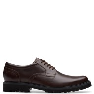 Clarks BERWICK LACE Ανδρικά Δετά Παπούτσια Καφέ Δέρμα