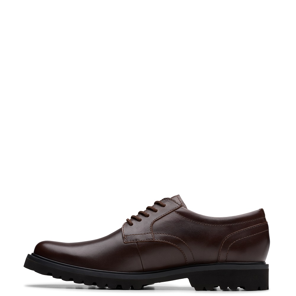 CLARKS</br>Clarks BERWICK LACE Ανδρικά Δετά Παπούτσια Καφέ Δέρμα CLARKS</br>Clarks BERWICK LACE Ανδρικά Δετά Παπούτσια Καφέ Δέρμα