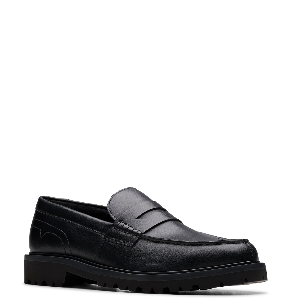 CLARKS</br>Clarks BERWICK LO Ανδρικά Μοκασίνια Μαύρο Δέρμα CLARKS</br>Clarks BERWICK LO Ανδρικά Μοκασίνια Μαύρο Δέρμα