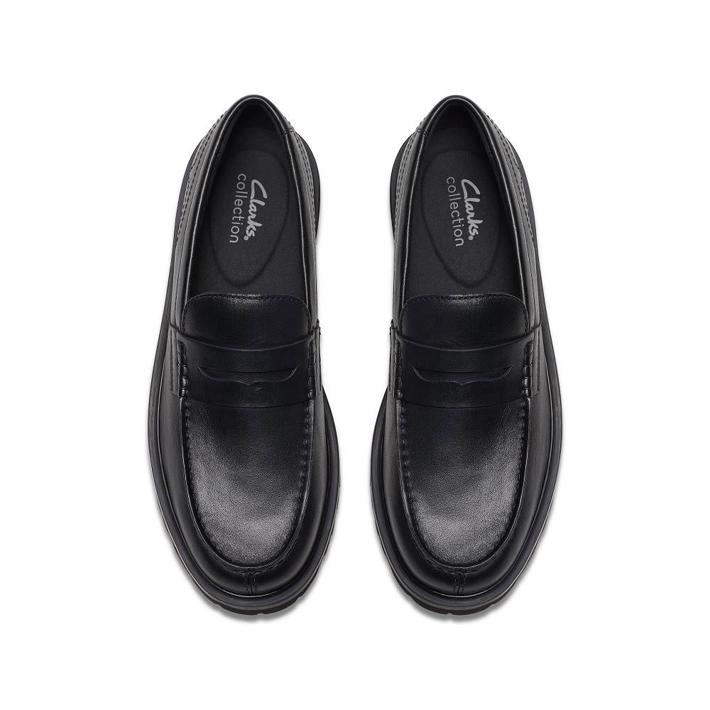 CLARKS</br>Clarks BERWICK LO Ανδρικά Μοκασίνια Μαύρο Δέρμα CLARKS</br>Clarks BERWICK LO Ανδρικά Μοκασίνια Μαύρο Δέρμα