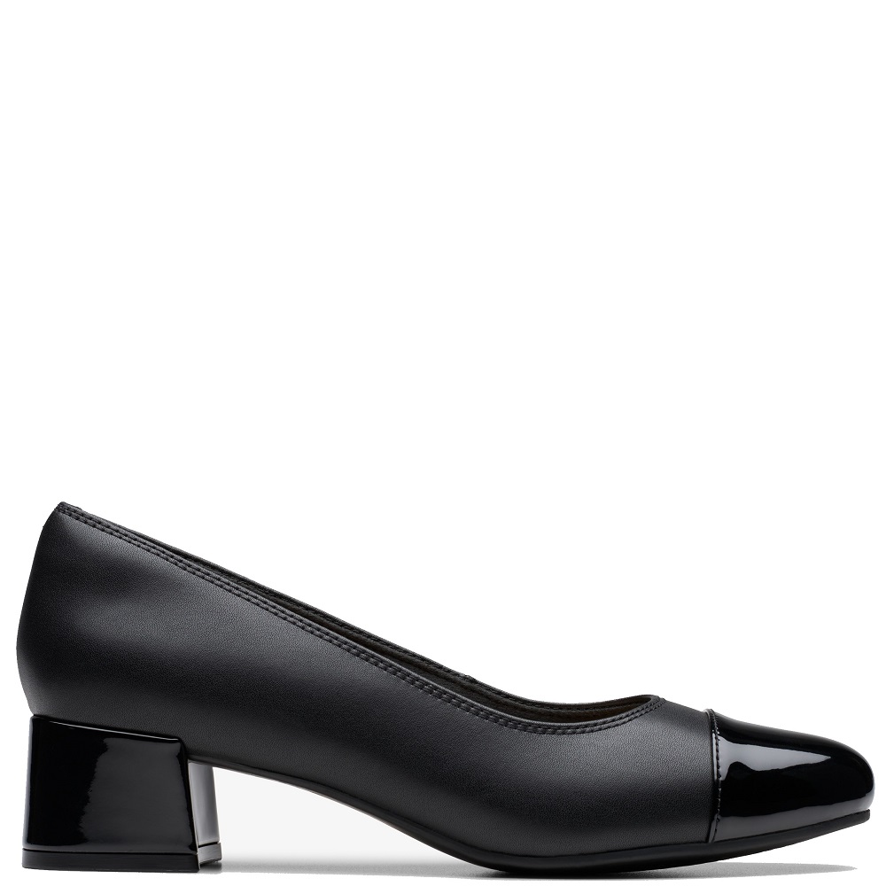 CLARKS</br>Clarks IRIDESSA MAY Γυναικείες Γόβες Μαύρο Δέρμα CLARKS</br>Clarks IRIDESSA MAY Γυναικείες Γόβες Μαύρο Δέρμα