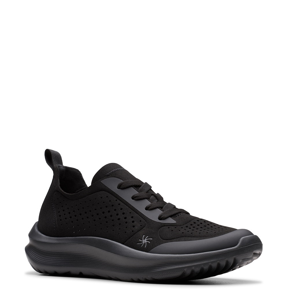 CLARKS</br>Γυναικεία Sneakers Μαύρο SOLEVANA TIE Clarks CLARKS</br>Γυναικεία Sneakers Μαύρο SOLEVANA TIE Clarks