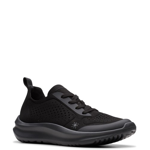 Clarks SOLEVANA TIE Γυναικεία Sneakers Μαύρο   Clarks SOLEVANA TIE Γυναικεία Sneakers Μαύρο