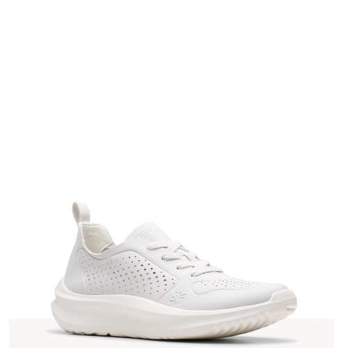 Clarks SOLEVANA TIE Γυναικεία Sneakers Off White