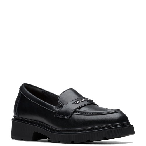 Clarks LAURYL STEP Γυναικεία Μοκασίνια Μαύρο Δέρμα Clarks LAURYL STEP Γυναικεία Μοκασίνια Μαύρο Δέρμα