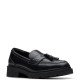 CLARKS</br>Clarks LAURYL TASSEL Γυναικεία Μοκασίνια Μαύρο Δέρμα CLARKS</br>Clarks LAURYL TASSEL Γυναικεία Μοκασίνια Μαύρο Δέρμα