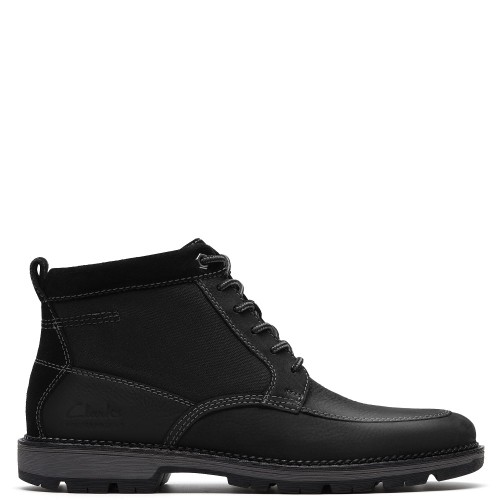 Clarks MAPLEWALK RISE Ανδρικά Μποτάκια Αδιάβροχα Μαύρο Δέρμα Clarks MAPLEWALK RISE Ανδρικά Μποτάκια Αδιάβροχα Μαύρο Δέρμα