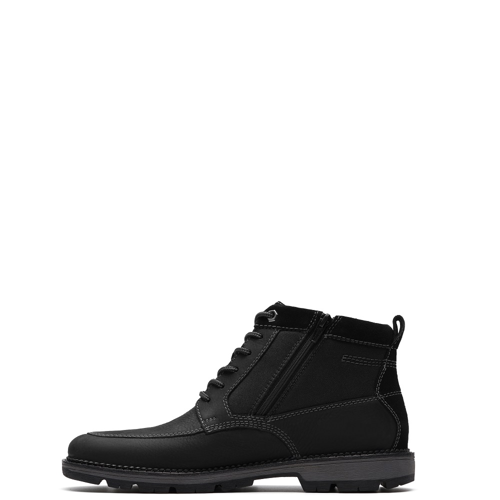 CLARKS</br>Clarks MAPLEWALK RISE Ανδρικά Μποτάκια Αδιάβροχα Μαύρο Δέρμα CLARKS</br>Clarks MAPLEWALK RISE Ανδρικά Μποτάκια Αδιάβροχα Μαύρο Δέρμα