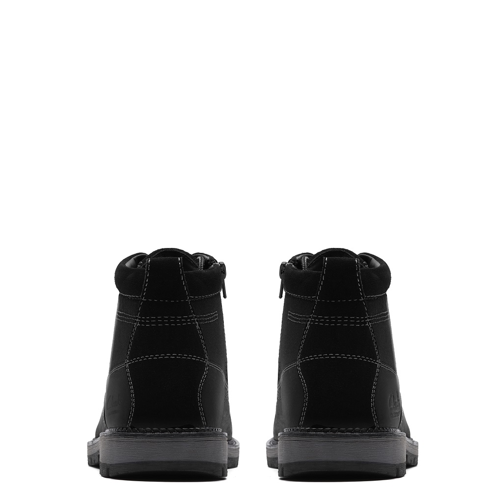 CLARKS</br>Clarks MAPLEWALK RISE Ανδρικά Μποτάκια Αδιάβροχα Μαύρο Δέρμα CLARKS</br>Clarks MAPLEWALK RISE Ανδρικά Μποτάκια Αδιάβροχα Μαύρο Δέρμα
