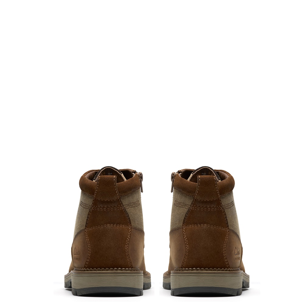 CLARKS</br>Clarks MAPLEWALK RISE Ανδρικά Μποτάκια Αδιάβροχα Ταμπά Δέρμα CLARKS</br>Clarks MAPLEWALK RISE Ανδρικά Μποτάκια Αδιάβροχα Ταμπά Δέρμα