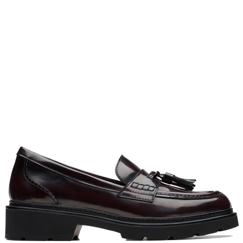 Clarks LAURYL TASSEL Γυναικεία Μοκασίνια Μπορντό Λουστρίνι Clarks LAURYL TASSEL Γυναικεία Μοκασίνια Μπορντό Λουστρίνι