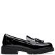 CLARKS</br>Clarks LAURYL TASSEL Γυναικεία Μοκασίνια Μαύρο Λουστρίνι CLARKS</br>Clarks LAURYL TASSEL Γυναικεία Μοκασίνια Μαύρο Λουστρίνι