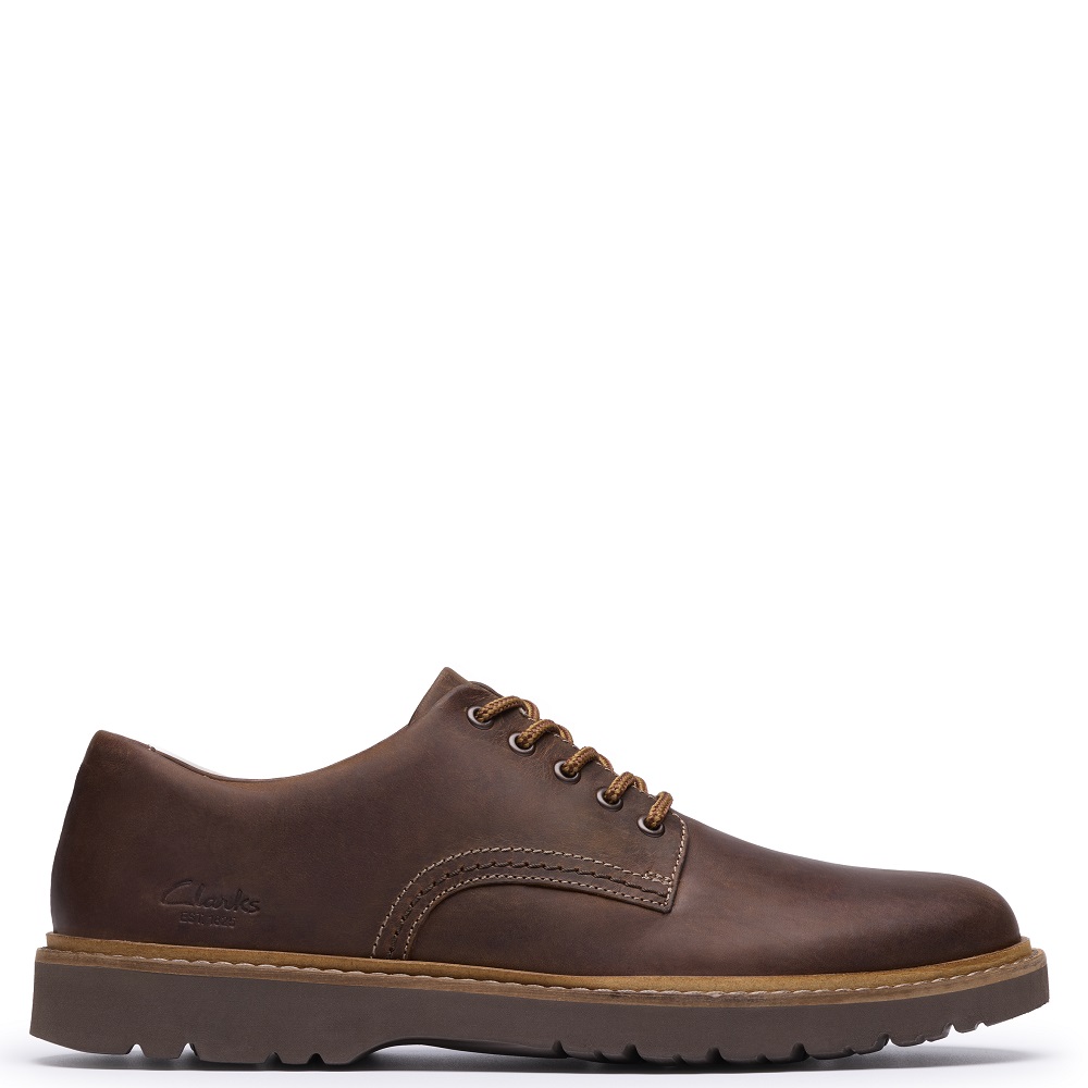CLARKS</br>Clarks WELTRIDGE LOW Ανδρικά Δετά Παπούτσια Καφέ Δέρμα CLARKS</br>Clarks WELTRIDGE LOW Ανδρικά Δετά Παπούτσια Καφέ Δέρμα