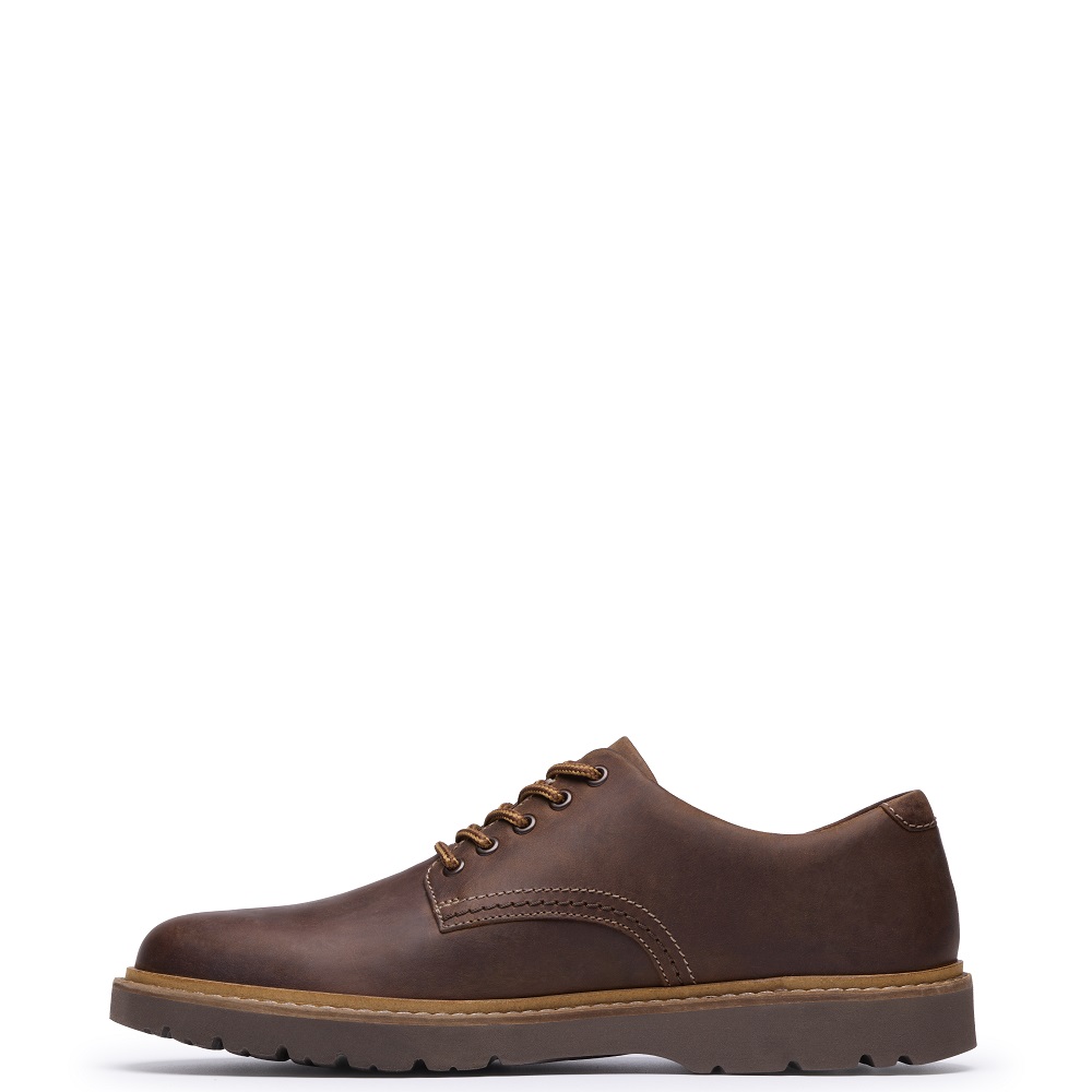 CLARKS</br>Clarks WELTRIDGE LOW Ανδρικά Δετά Παπούτσια Καφέ Δέρμα CLARKS</br>Clarks WELTRIDGE LOW Ανδρικά Δετά Παπούτσια Καφέ Δέρμα